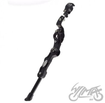 Küljejalg jalgrattale, must