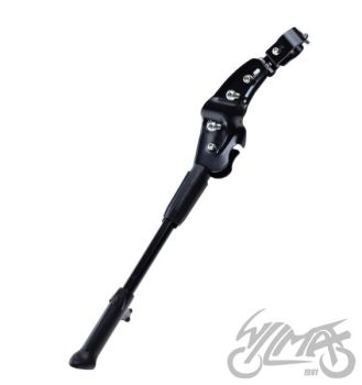 Küljejalg jalgrattale, hõbedane