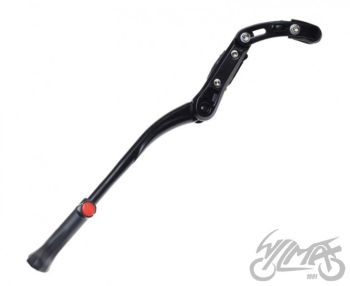 Seisujalg jalgrattale, must