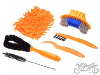 ZESTAW DO CZYSZCZENIA ROWERU 6 CZʌCI