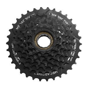 Tirr SunRace 7-käiku 14-34T, must