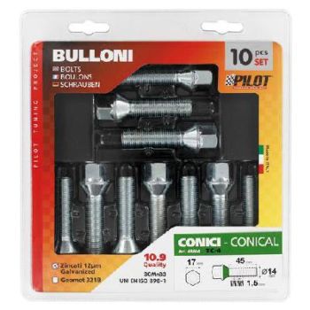 Poltide komplekt 10tk tc4 chromed