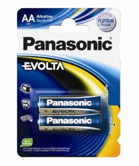 Patarei, panasonic evolta, 1.5v, lr6ege, aa, 2tk