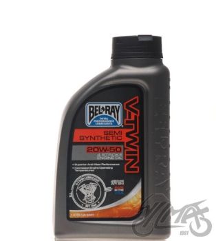 BEL-RAY V-TWIN POOLSÜNTEETILINE ÕLI 4T 20W-50 1L