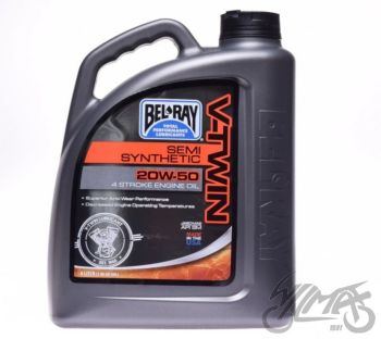BEL-RAY V-TWIN POOLSÜNTEETILINE ÕLI 4T 20W-50 4L