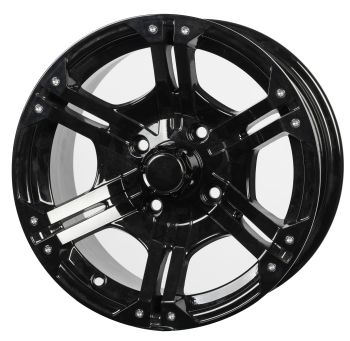 BSK Wheel 14x7 4/137 4+3 Black