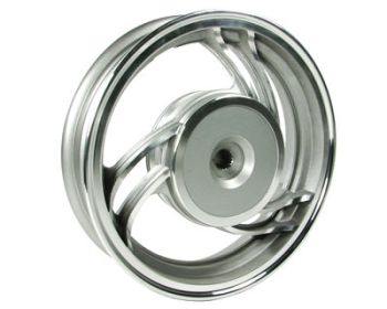 rear rim aluminum 3-spoked star for drum brake