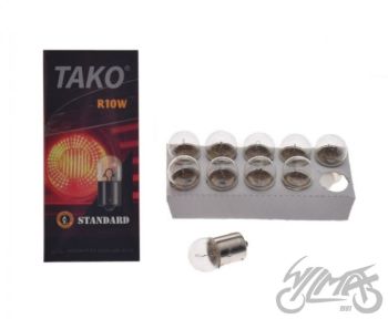 PIRN 12V 10W R10W BA15S 10TK PAKK TAKO