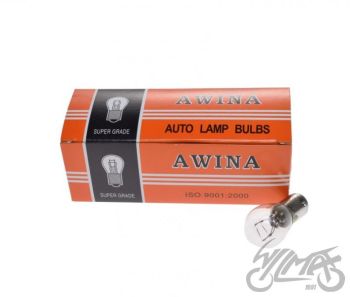 ŻARÓWKA 6V 15/15W BEZ ODBŁYŚNIKA 10 SZT BEZ EEC