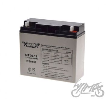 20Ah geelaku 12-voldisele WM mootorile