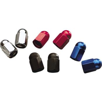 BLK ANODIZED VALVE CAPS