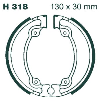 BRAKE SHOE GROOVED