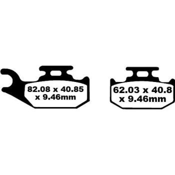 BRAKE PAD SINT R SERIES