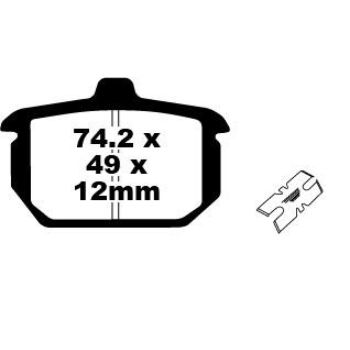 BRAKE PAD FA SER ORGANIC