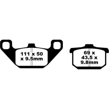 BRAKE PAD FA SER ORGANIC
