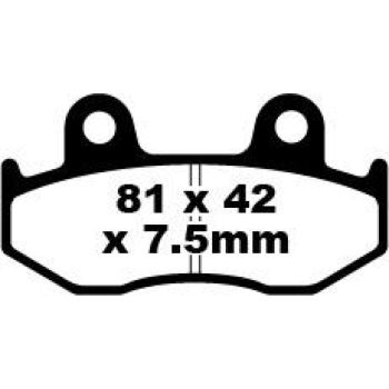 BRAKE PAD CARBON TT DIRT