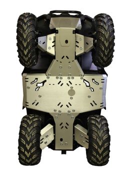 Skid plate full set (aluminium): CFMOTO CFORCE 450-S / 520-S (2022+): 2023+ CFORCE 400 / 500 (in USA / CAN)