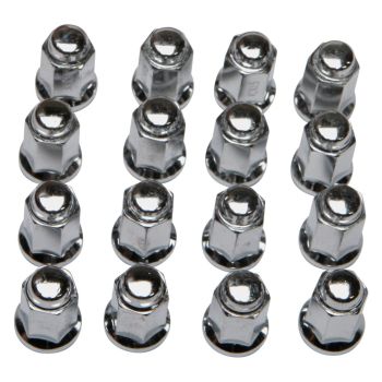 BSK Lug nut set 12mm 60° tapered 1,25mm 16pcs 19mm key
