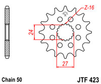 Esimene hammasratas JT 423.17