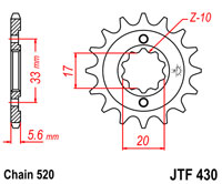 Esimene hammasratas JT 430.14