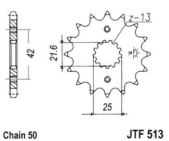 Esimene hammasratas JT 513.14