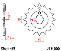 Esimene hammasratas JT 555.13