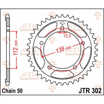 SPROCKET REAR 41T 530