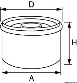 Osculati Yamaha oil filter N26-13440-00