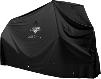 M/C COVER PVC BLK LG