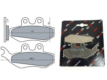 KLOCKI HAMULCOWE PIAGGIO HEXAGON LX SKIPPER 125 RMS