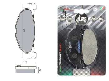 KLOCKI HAMULCOWE YAMAHA MAJESTY 400/500 TYŁ RMS