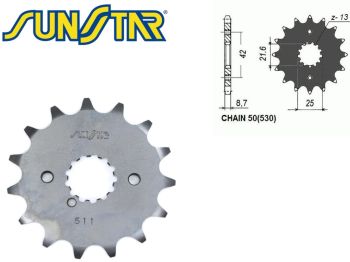 ZĘBATKA PRZÓD SUNSTAR SUNF511-15