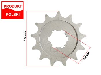 ZĘBATKA PRZÓD WSK 125 13z W