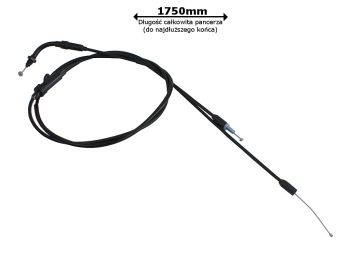 LINKA GAZU ZIPP QUANTUM 1900mm 2T Z TRÓJNIKIEM WKRĘCANA