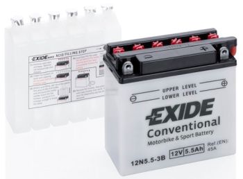 AKUMULATOR EXIDE 12N5,5-3B 5,5Ah