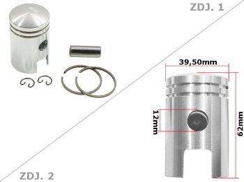 TŁOK SIMSON SR1 SR2 SR2E KR50 39,50mm KPL. DE