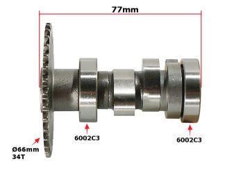 WAŁEK ROZRZĄDU ATV 150 GY6-150 DIABLO 157QMJ FUXIN