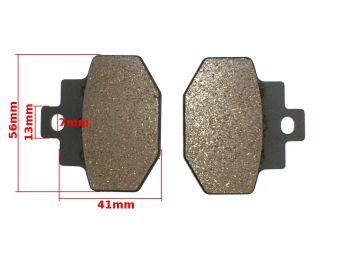 KLOCKI HAMULCOWE PIAGGIO VESPA GTX125/180 12" FM