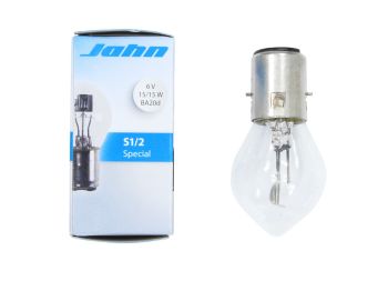 ŻARÓWKA 6V 15/15W BA20d JAHN (BRAK ECE)