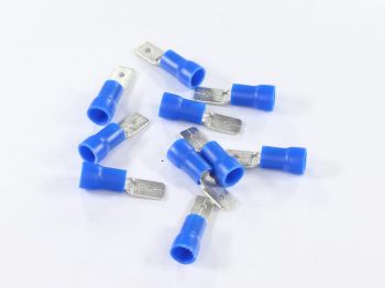 KONEKTOR PŁASKI 4,8MM MĘSKI IZOLOWANY, 0,8MM, 1,5-2,5MM