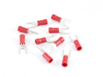 KOŃCÓWKA WIDEŁKOWA M5 IZOLOWANA 5,3mm 0,5-1mm 10szt.