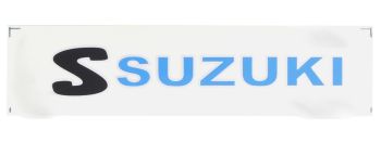 NAKLEJKA SUZUKI NIEBIESKA KAT E 130mm x 30mm