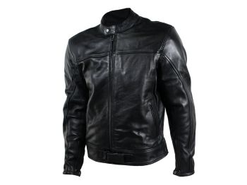 KURTKA SKÓRZANA VIG-16611 CZARNA XXXXL