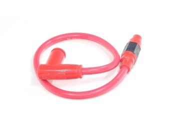 PRZEWÓD WYSOKIEGO NAPIĘCIA Z FAJKĄ 8.8mm SILIKONOWY SPLITFIRE CZERWONY HB