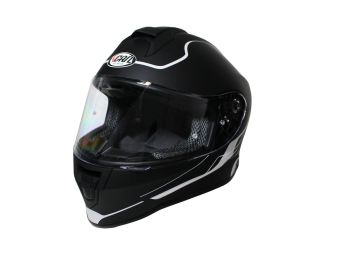KASK VCAN H151 MATT BLACK GREY KID YS 48 JUNIOR DZIECIĘCY