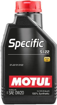 MOTUL SPECIFIC JAGUAR LAND ROVER ST-JLR 51.5122 0W20 C5 1L