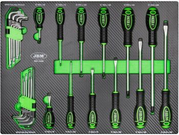 30-OS. KRUVIKEERAJATE + L-TORX/L-KUUSKANT KOMPLEKT PU-PANEELIS JBM