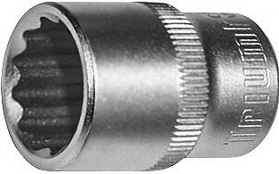 1/4" PADRUN LÜHIKE 4.5MM. 12-KANT TRIUMF