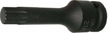 1/2" XZN 12-TÄHIK PIKK LÖÖKOTSIK M10. 80MM TRIUMF