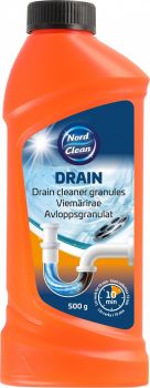 KANALISATSIOONI TORU PUHASTAJA/AVAJA GRAANULID "DRAIN GRANULES" 500G NORD CLEAN